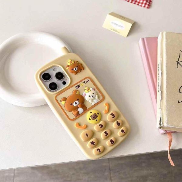 90s Style Teddy Phone Case For iPhone For Sale