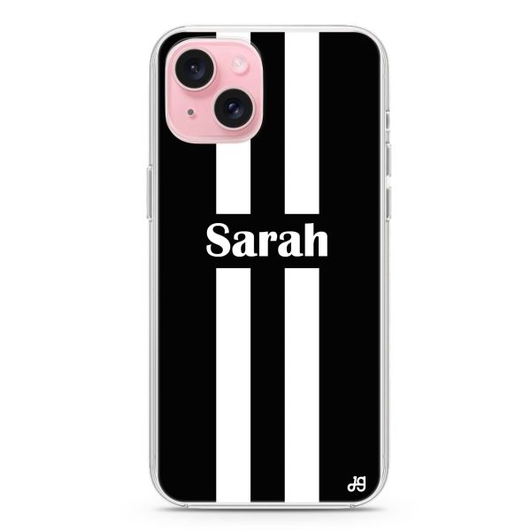 Black and white Stripes iPhone Ultra Clear Case Sale