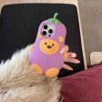 Bear Brinjal Silicon Case For iPhone Supply