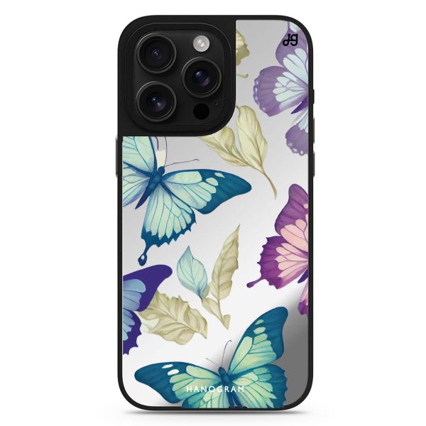 Beautiful Butterfly Mirror Case Hot on Sale