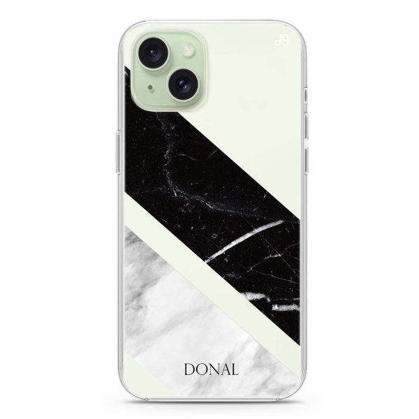 B & W Marble iPhone Ultra Clear Case For Cheap