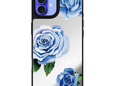 Blue Rose Mirror Case Online Hot Sale