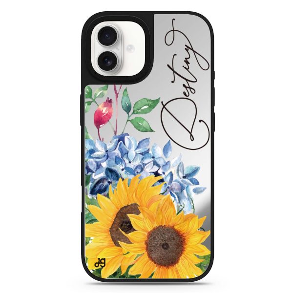 Blooming Sunflower MagSafe Compatible Mirror Case Online Hot Sale