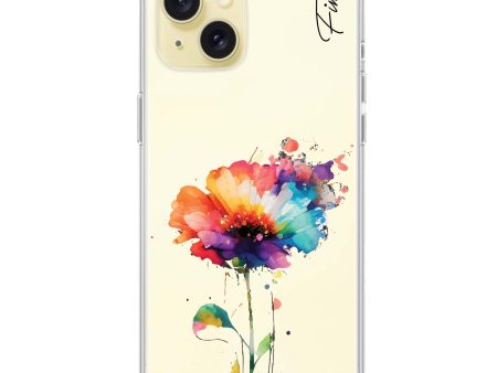 A Beautiful Watercolour Flower iPhone Ultra Clear Case Online now