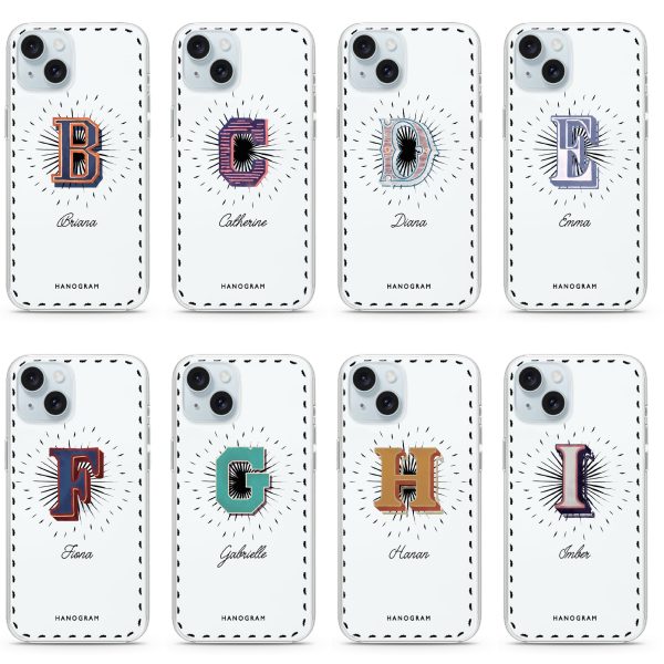 Artistic Monogram III iPhone Ultra Clear Case Online