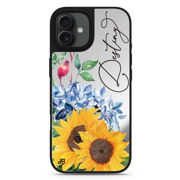 Blooming Sunflower MagSafe Compatible Mirror Case Online Hot Sale