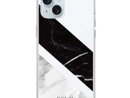 B & W Marble iPhone Ultra Clear Case For Cheap