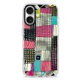 Abstract Checked Pattern MagSafe Compatible Ultra Clear Case Fashion