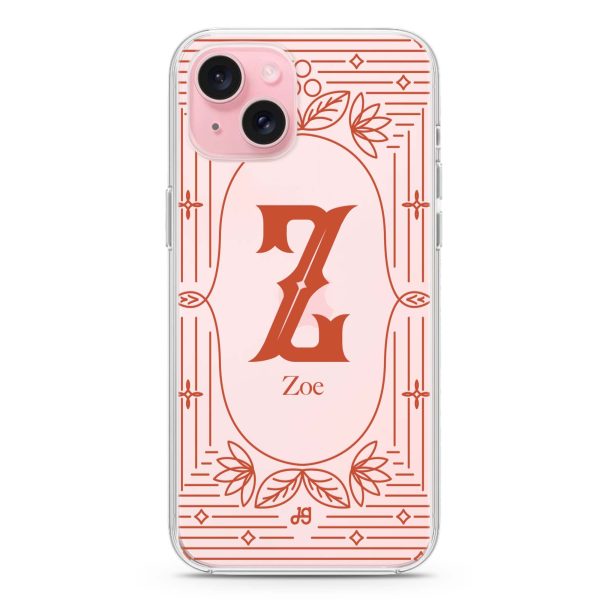 Artistic Monogram I iPhone Ultra Clear Case Cheap