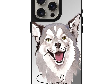 Border Collie MagSafe Compatible Mirror Case Discount