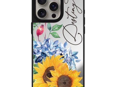 Blooming Sunflower MagSafe Compatible Mirror Case Sale