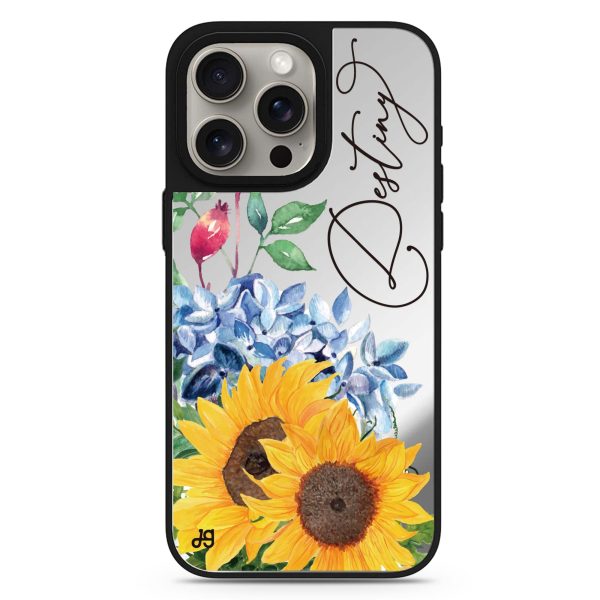 Blooming Sunflower MagSafe Compatible Mirror Case Sale