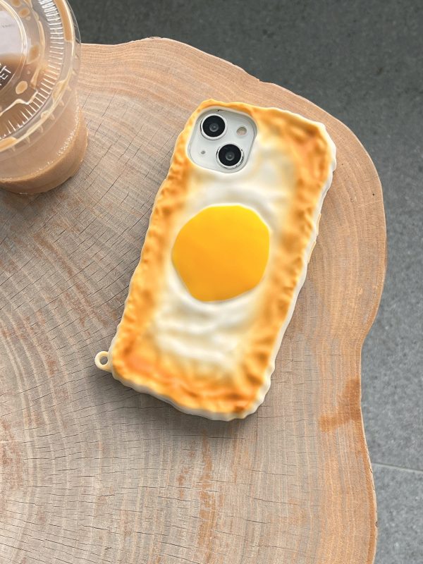 Bread Omlette Designer 3D Silicon Case for iPhone Supply