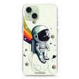 Astronaut in rainbow iPhone Ultra Clear Case Discount