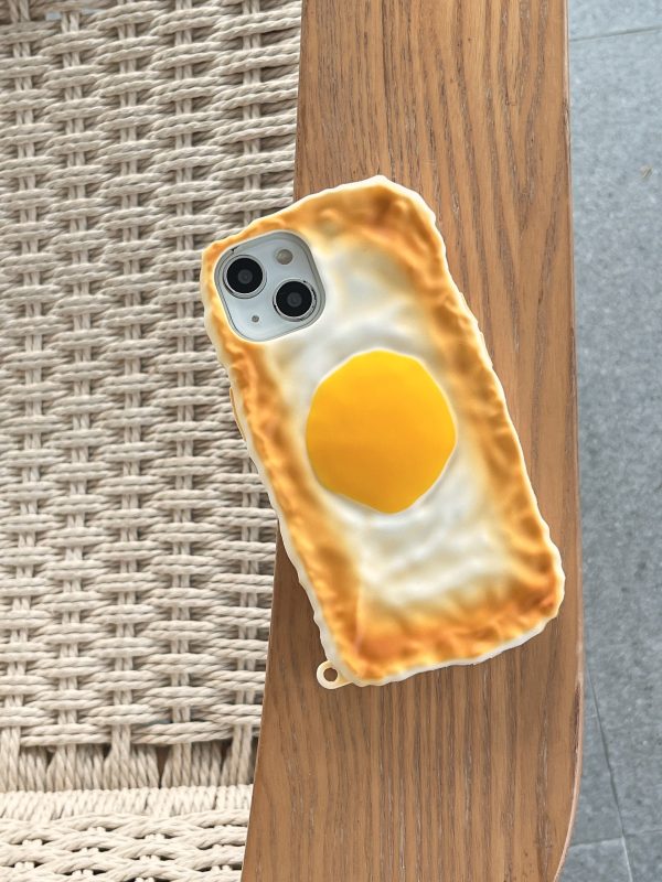 Bread Omlette Designer 3D Silicon Case for iPhone Supply