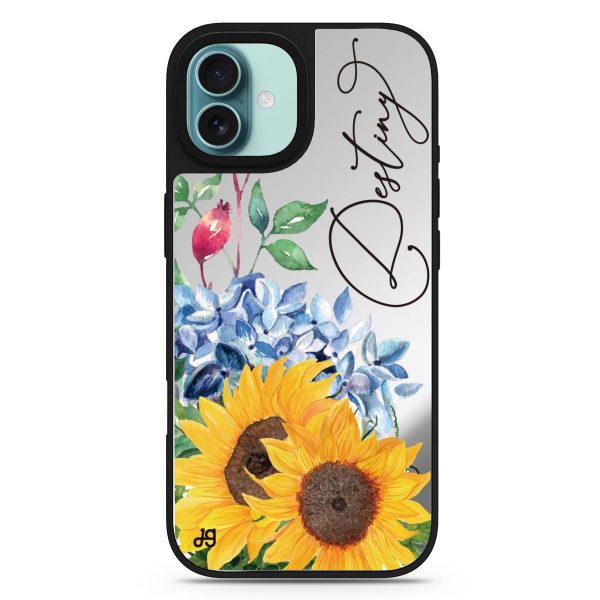 Blooming Sunflower MagSafe Compatible Mirror Case Online Hot Sale