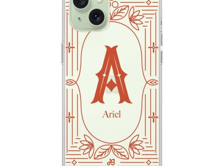 Artistic Monogram I iPhone Ultra Clear Case Cheap