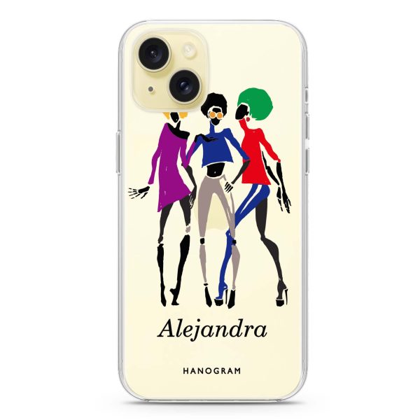 Artistic Girls iPhone Ultra Clear Case For Discount