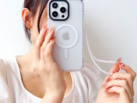 Transparent Silicon Impact Case for iPhone With Magsafe And Beaded Charm Supply