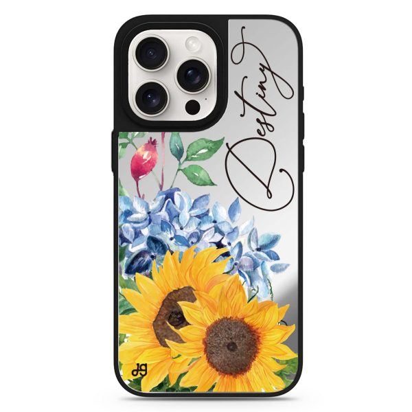 Blooming Sunflower MagSafe Compatible Mirror Case Sale