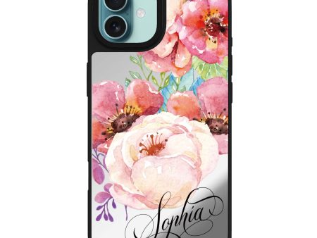 Awakening Watercolor Flowers Mirror Case Fashion