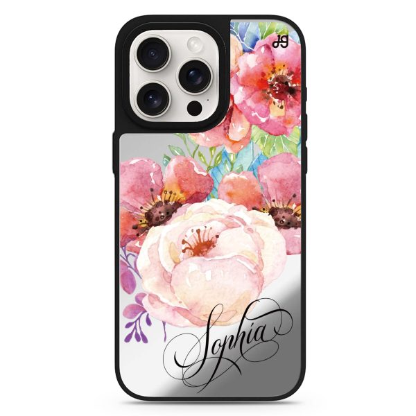 Awakening Watercolor Flowers MagSafe Compatible Mirror Case on Sale