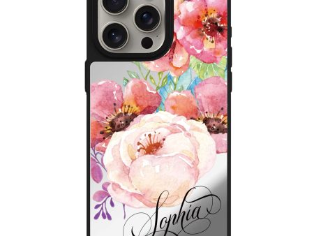 Awakening Watercolor Flowers MagSafe Compatible Mirror Case on Sale