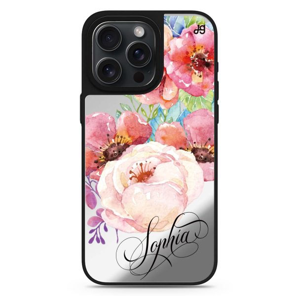 Awakening Watercolor Flowers MagSafe Compatible Mirror Case on Sale