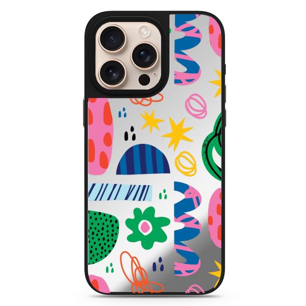 Abstract Drawing by Joe Mirror Case Hot on Sale